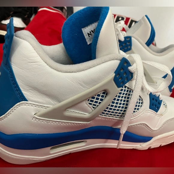 Nike Air Jordan 4 IV Retro 2012 Military Blue CLEAN Shoes Great Condition! - Picture 14 of 16